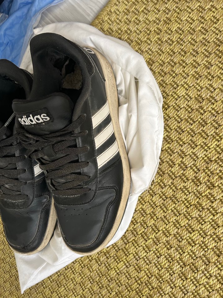 Erkek Siyah Spor Ayakkabı Bağcıkları - Görsel 5