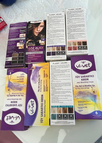 Vi-Vet Tüy Sarartıcı Krem Saç Boyası - Görsel 12