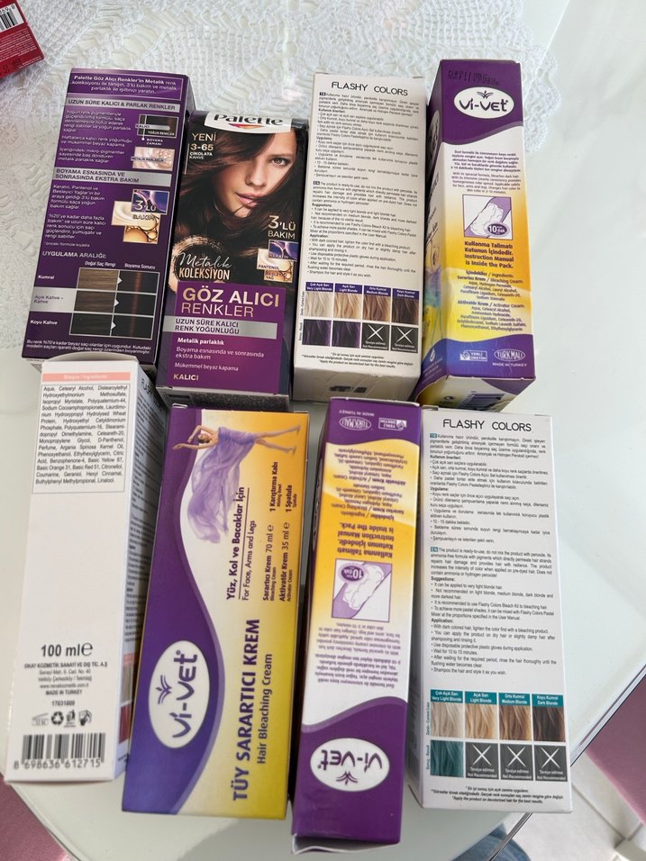 Vi-Vet Tüy Sarartıcı Krem Saç Boyası - Görsel 5