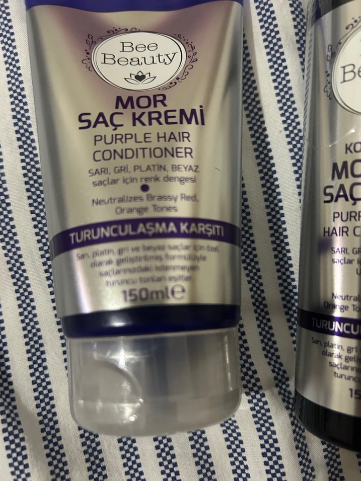 Mor Çam mor saç spreyi saç kremi - Görsel 3