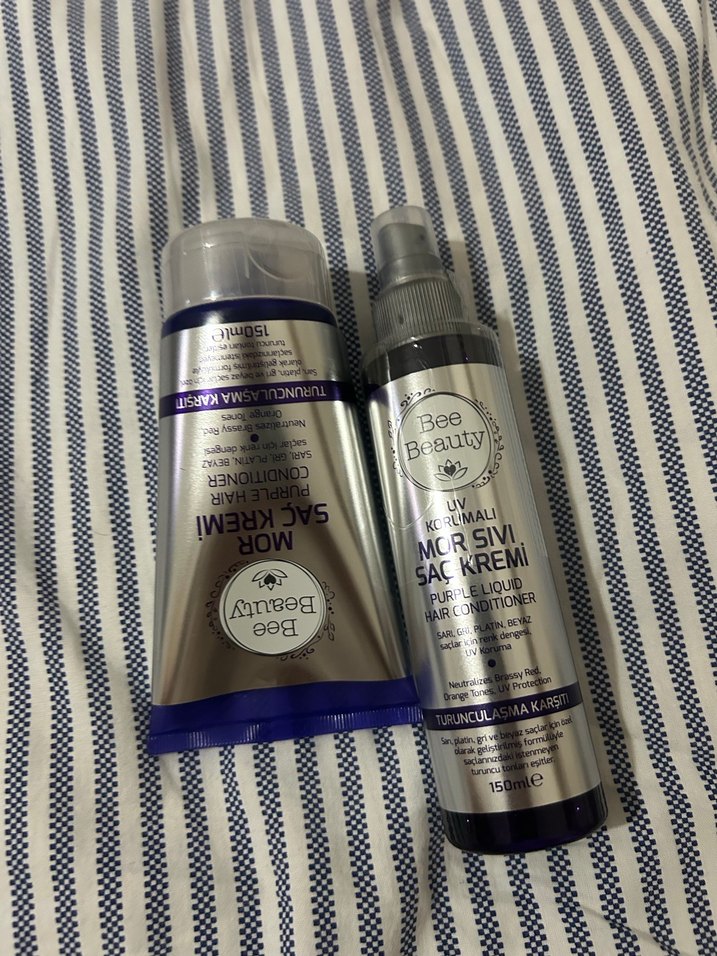 Mor Çam mor saç spreyi saç kremi - Görsel 5