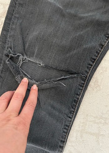 Gri Regular Fit Erkek Denim Jean - Görsel 3