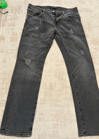 Gri Regular Fit Erkek Denim Jean - Görsel 4