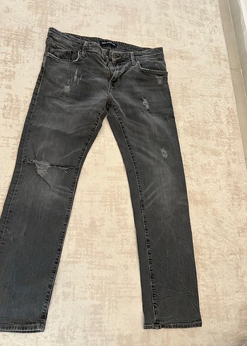 Gri Regular Fit Erkek Denim Jean - Görsel 9
