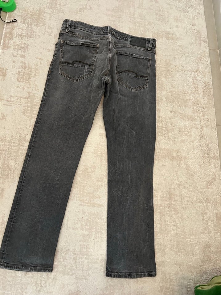 Gri Regular Fit Erkek Denim Jean - Görsel 2