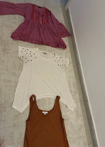 Beyaz Nakışlı Kız Tişörtü - Görsel 7