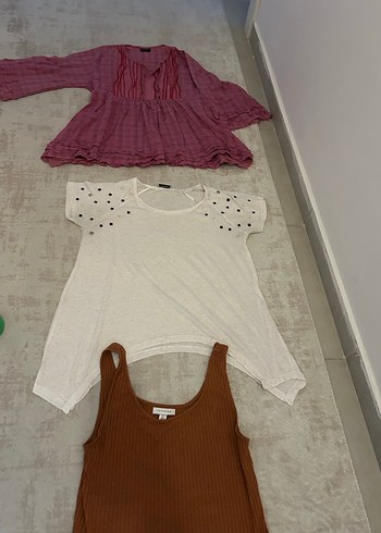 Beyaz Nakışlı Kız Tişörtü - Görsel 15