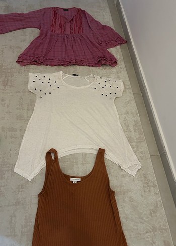 Beyaz Nakışlı Kız Tişörtü - Görsel 14