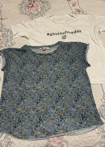 Düğmeli Kısa Kollu Hamile Tişörtü - Görsel 4