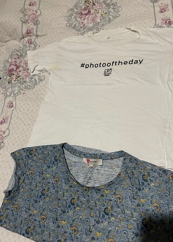 Düğmeli Kısa Kollu Hamile Tişörtü - Görsel 3