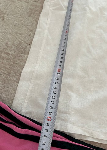 Beyaz V Yaka Tişört ve Pembe Eşofman Altı - Görsel 8