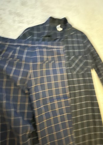 Erkek Lacivert Kareli Kısa Kollu Pijama Takımı - Görsel 7