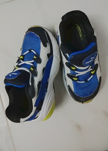 Mavi Erkek Çocuk Spor Ayakkabı Elastik Bağcıklı