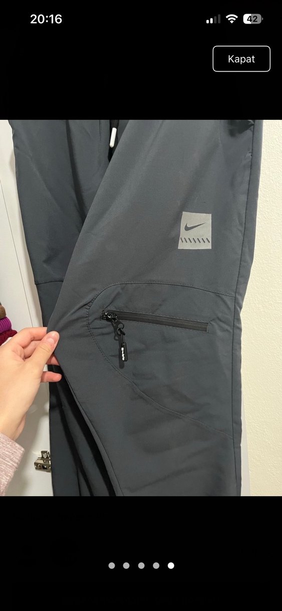 Gri Erkek Outdoor Bol Kesim Eşofman Altı - Görsel 5