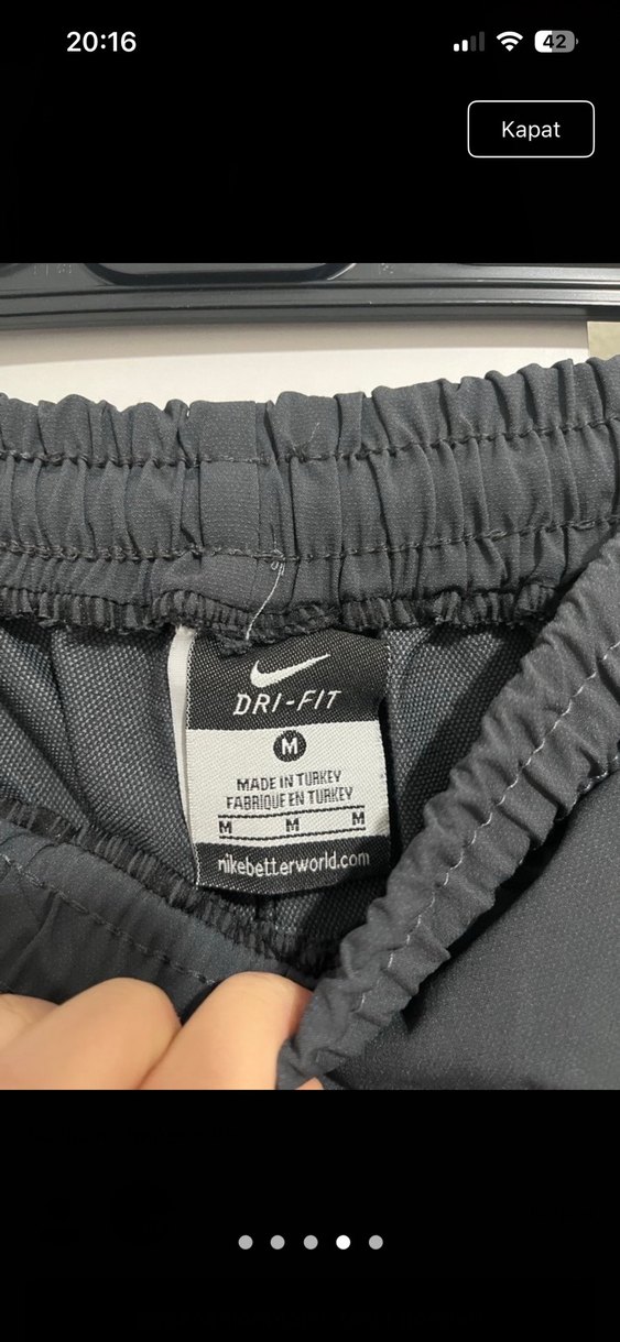 Gri Erkek Outdoor Bol Kesim Eşofman Altı - Görsel 4