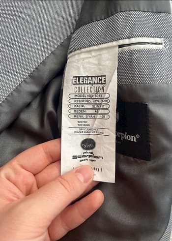 Gri Regular Fit Düğmeli Damat Takımı - Görsel 3