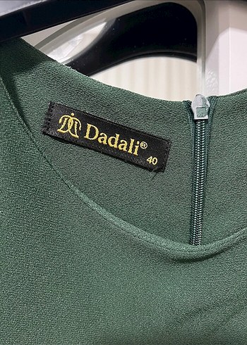 Yeşil Uzun Kollu Drapeli Kadın Elbise - Görsel 3