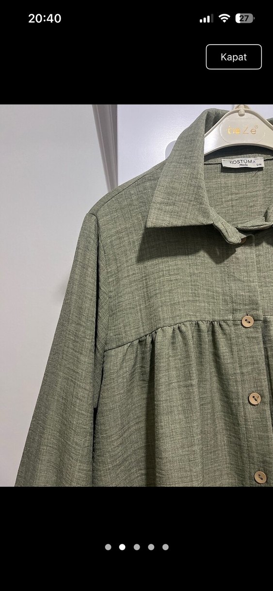 Gömlek tunik - Görsel 2