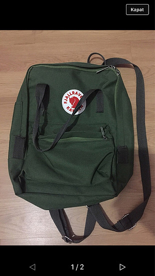 Yeşil kanken çanta 
