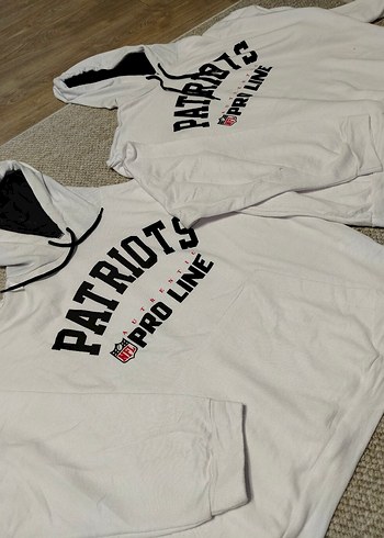 Beyaz Kapüşonlu Uzun Kollu Sweatshirt sıfır ürün hıc gıyılmedı - Görsel 3