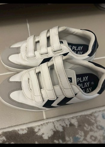 Gri Detaylı Beyaz Erkek Çocuk Spor Ayakkabı - Görsel 3