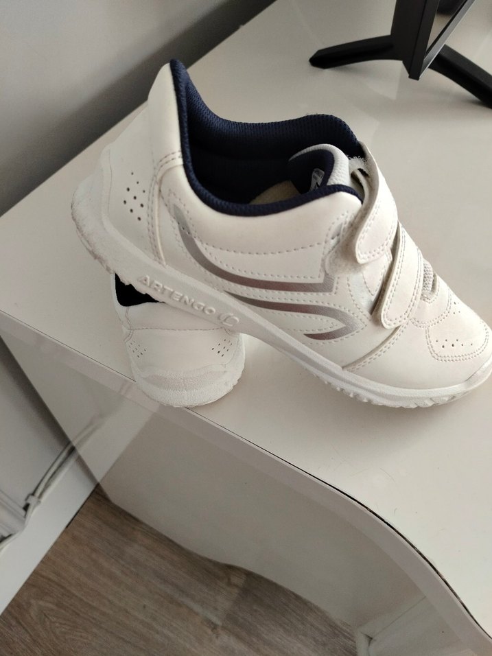 Çocuk Beyaz Cırtcırtlı Spor Ayakkabı decathlon - Görsel 2