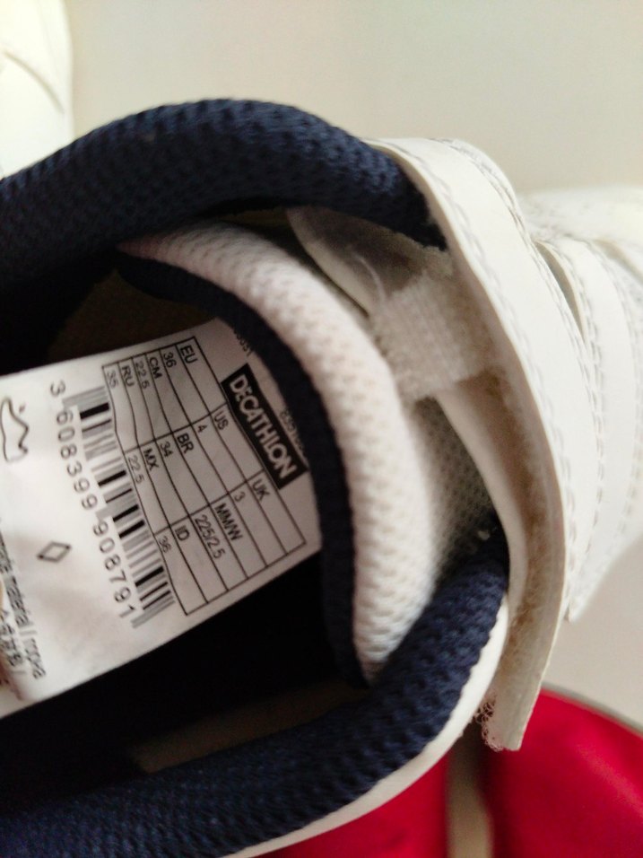 Çocuk Beyaz Cırtcırtlı Spor Ayakkabı decathlon - Görsel 3