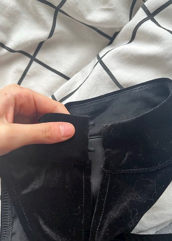 Bershka kadife elbise - Görsel 5