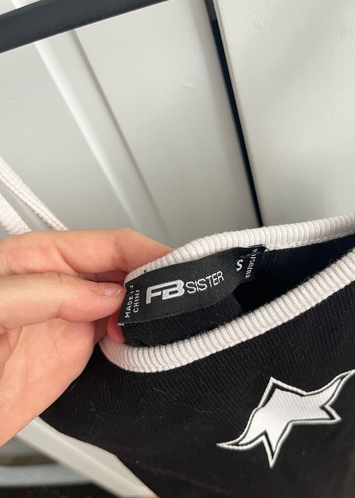 Siyah beyaz elbise - Görsel 2