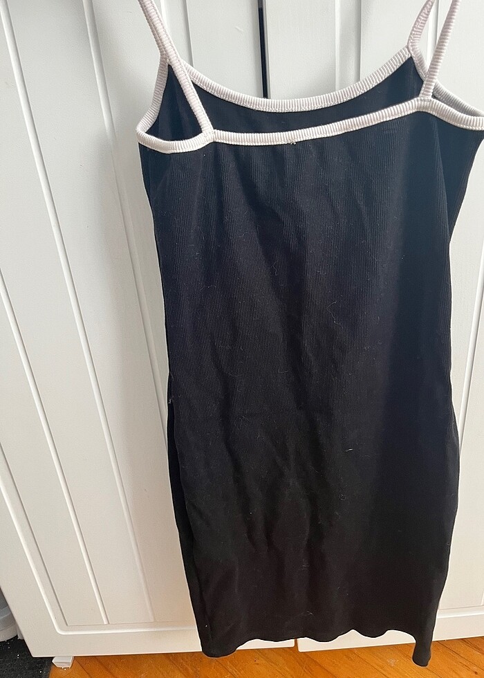 Siyah beyaz elbise - Görsel 3