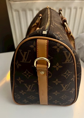 Louis vuitton benzeri Kahverengi Deri Kadın Çanta - Görsel 3