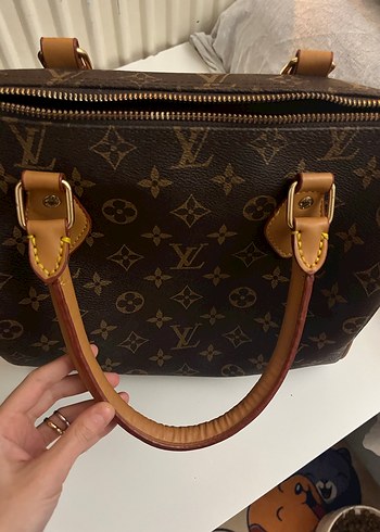 Louis vuitton benzeri Kahverengi Deri Kadın Çanta - Görsel 5