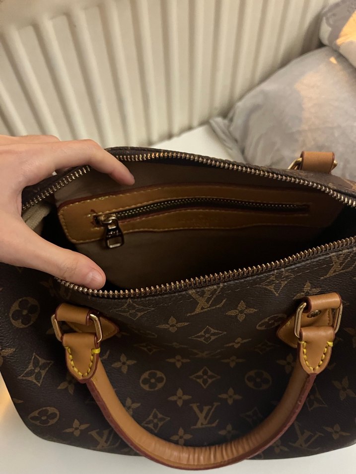 Louis vuitton benzeri Kahverengi Deri Kadın Çanta - Görsel 4