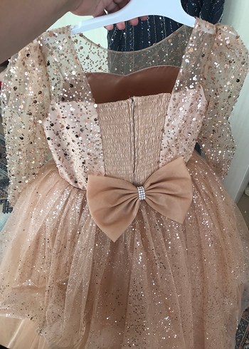 Abiye astarlı Çocuk elbisesi - Görsel 4