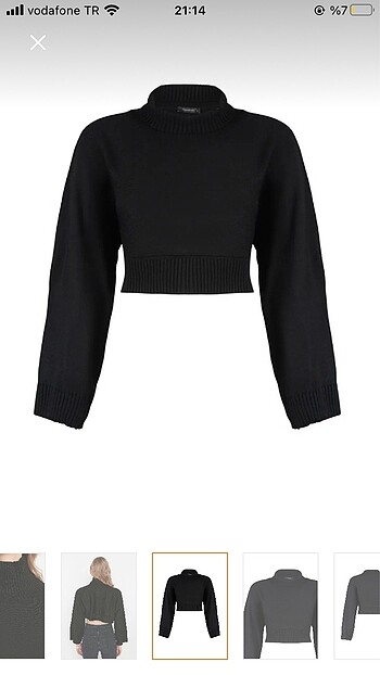 Trendyol & Milla crop kazak