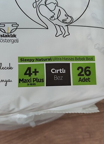 Sleepy maxsi plus 4 numara bebek bezi