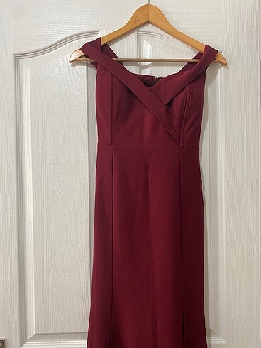 Bordo elbise