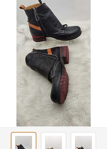 Kadın deri bot - Görsel 6