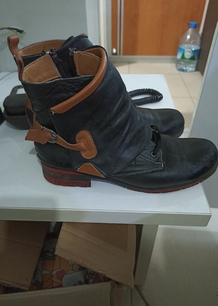 Kadın deri bot - Görsel 3