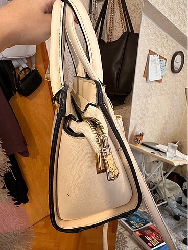 Michel Kors Krem Çanta - Görsel 3