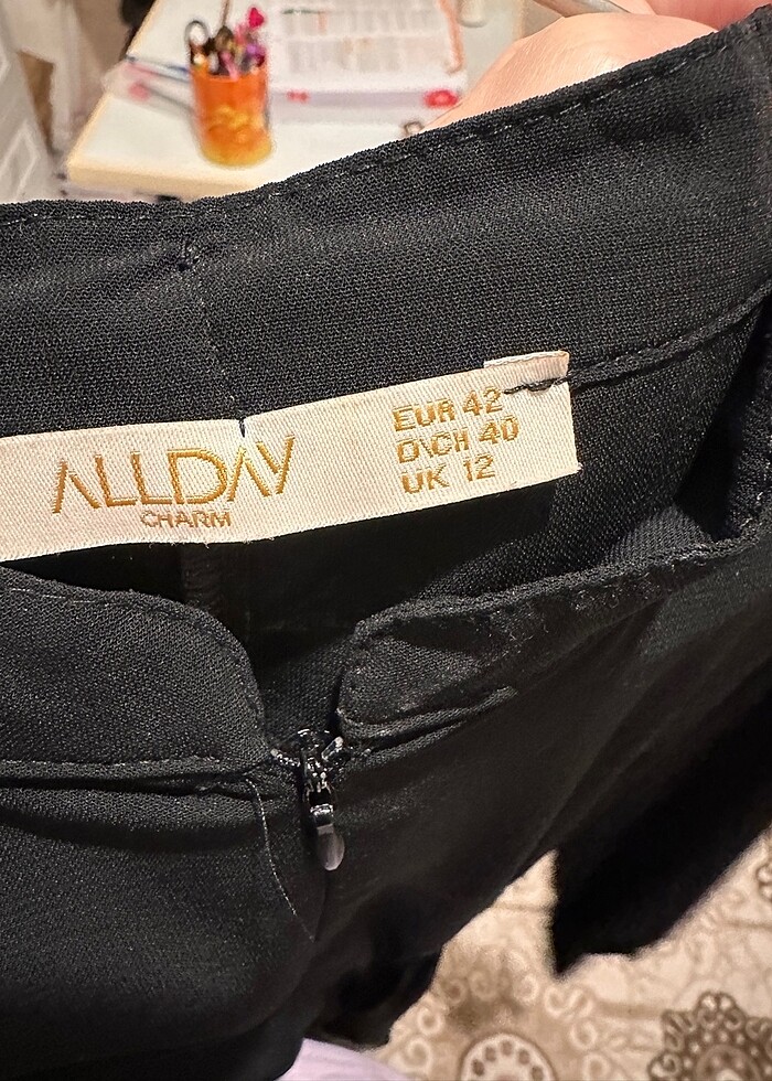 Tesettür Siyah Elbise - Görsel 4