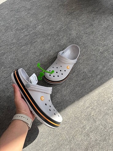 Crocs Crocband Grey orange