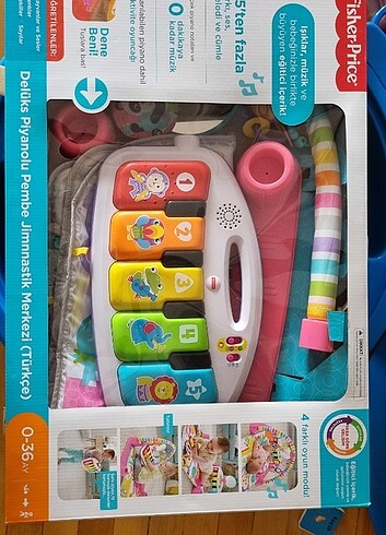 Fisher Price Delüks Piyanolu Jimnastik Merkezi Oyun Halısı