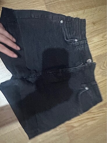 Bershka Gri antrasit kot şort