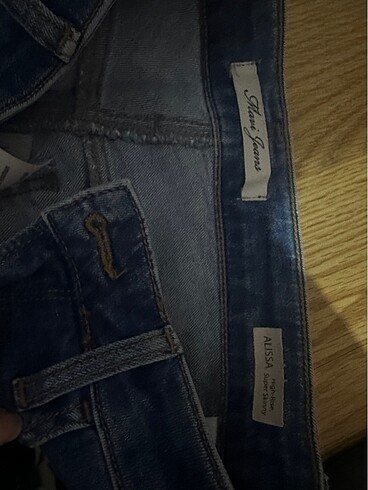 34 Beden mavi Renk Mavi Jeans markalı skinny kot jean