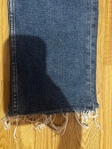 H&M Paçası püsküllü kot jean