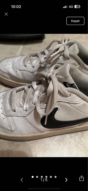 Orjinal Nike Beyaz Kadın Sneaker