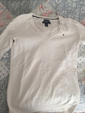 xs Beden Tommy uzun kollu triko