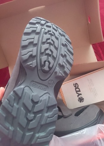 Gri Erkek Outdoor Spor Ayakkabı Velcro - Görsel 2