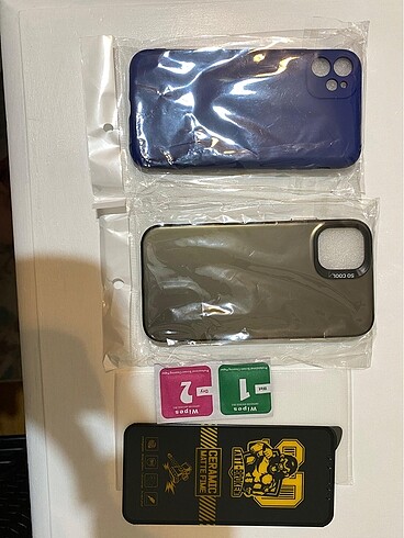 Telefon kılıfları+cam